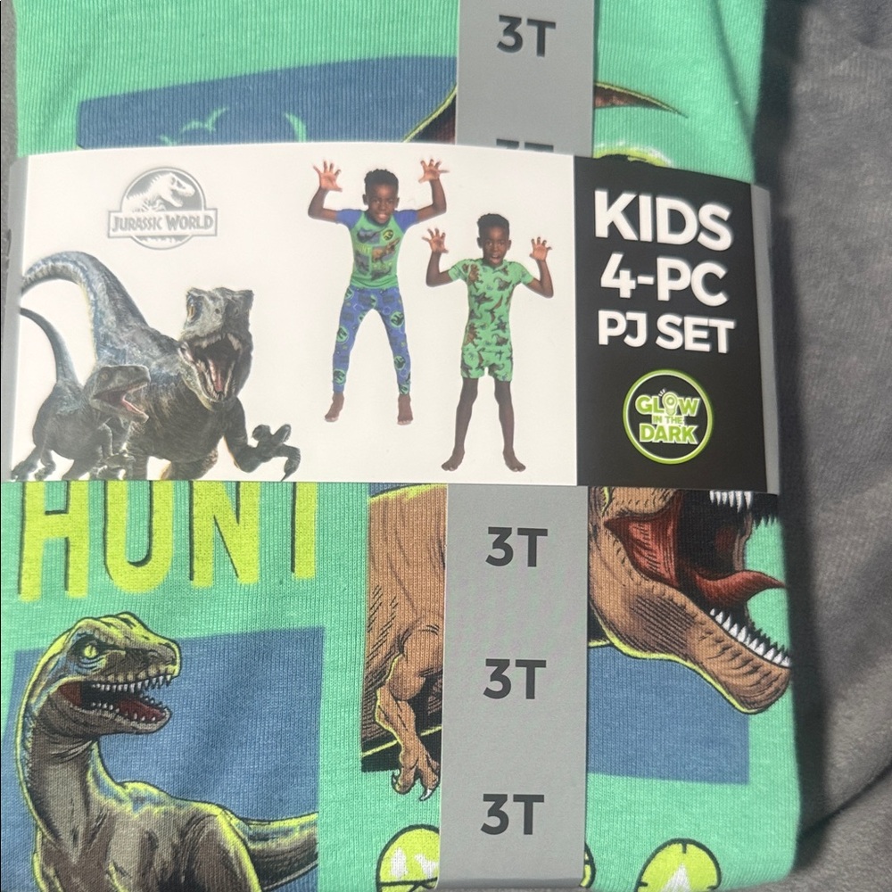 Jurassic World Kids 4-Piece PJ Set